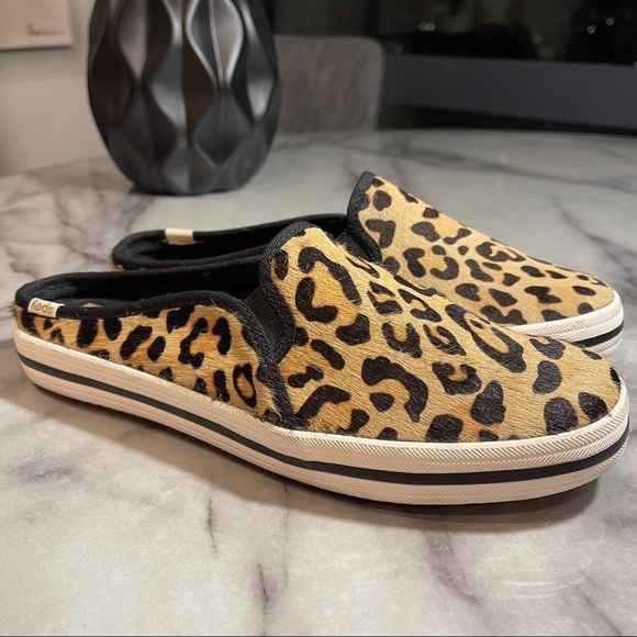 Keds by Kate Spade New York double decker leopard mules - Picture 4 of 7